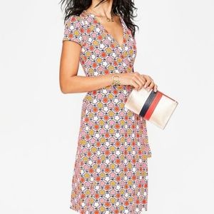 Boden floral wrap dress US 6P